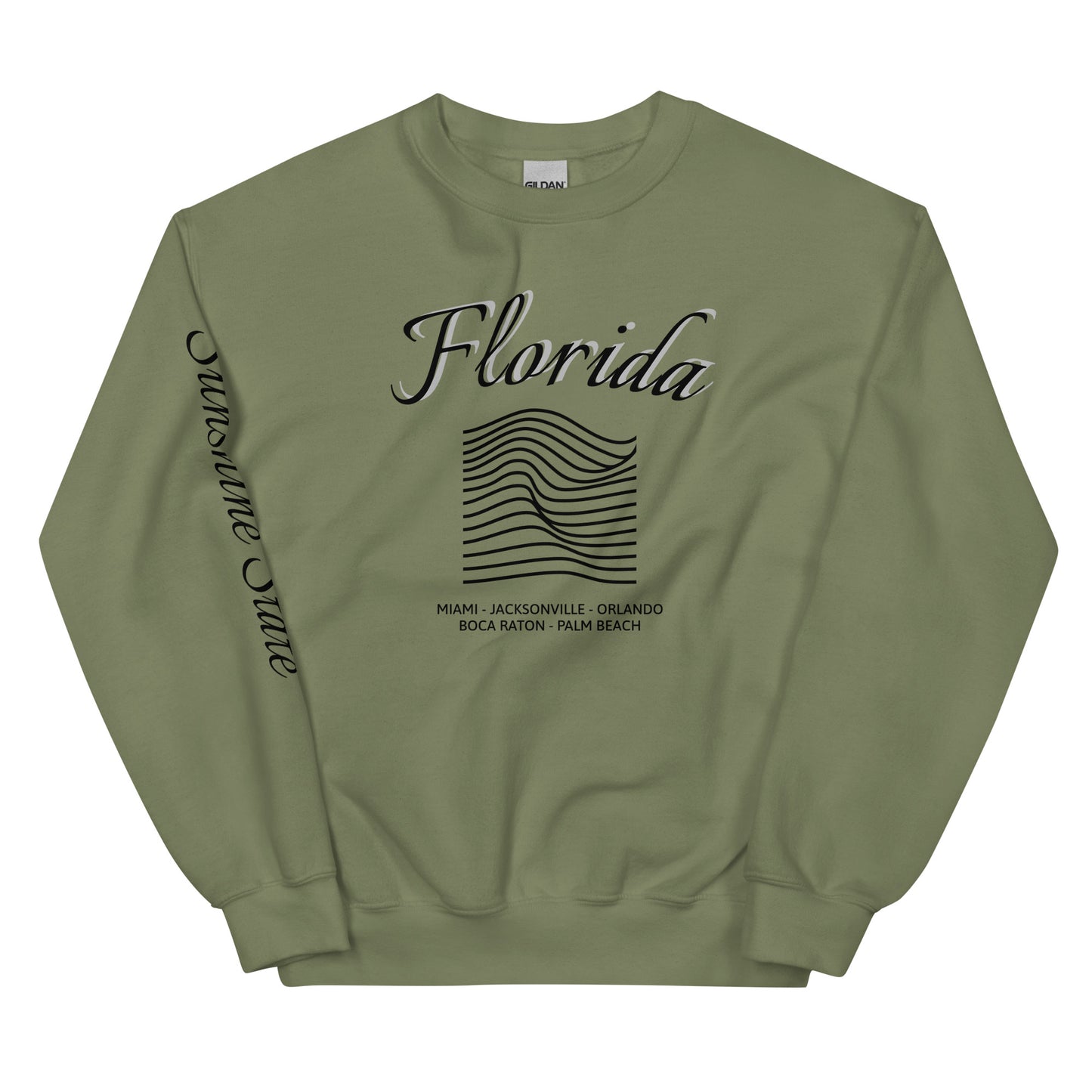 Jacksonville, Miami, Orlando, Palm Beach, Boca Raton, Unisex Sweatshirt