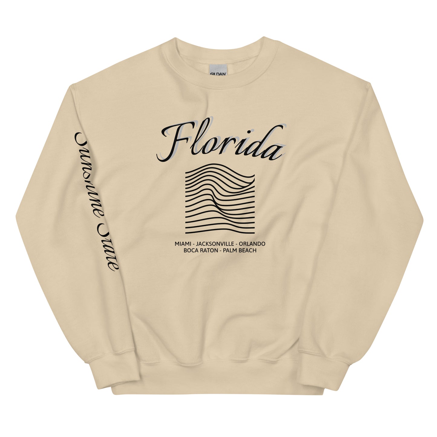 Jacksonville, Miami, Orlando, Palm Beach, Boca Raton, Unisex Sweatshirt
