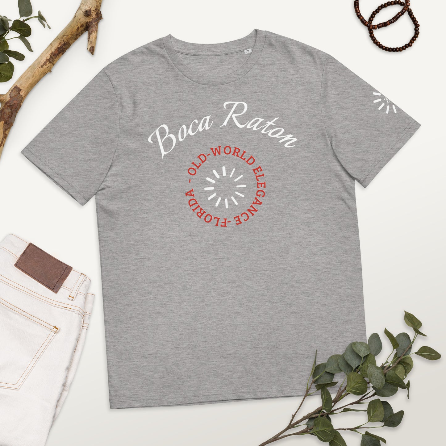 BOCA RATON Unisex organic cotton t-shirt