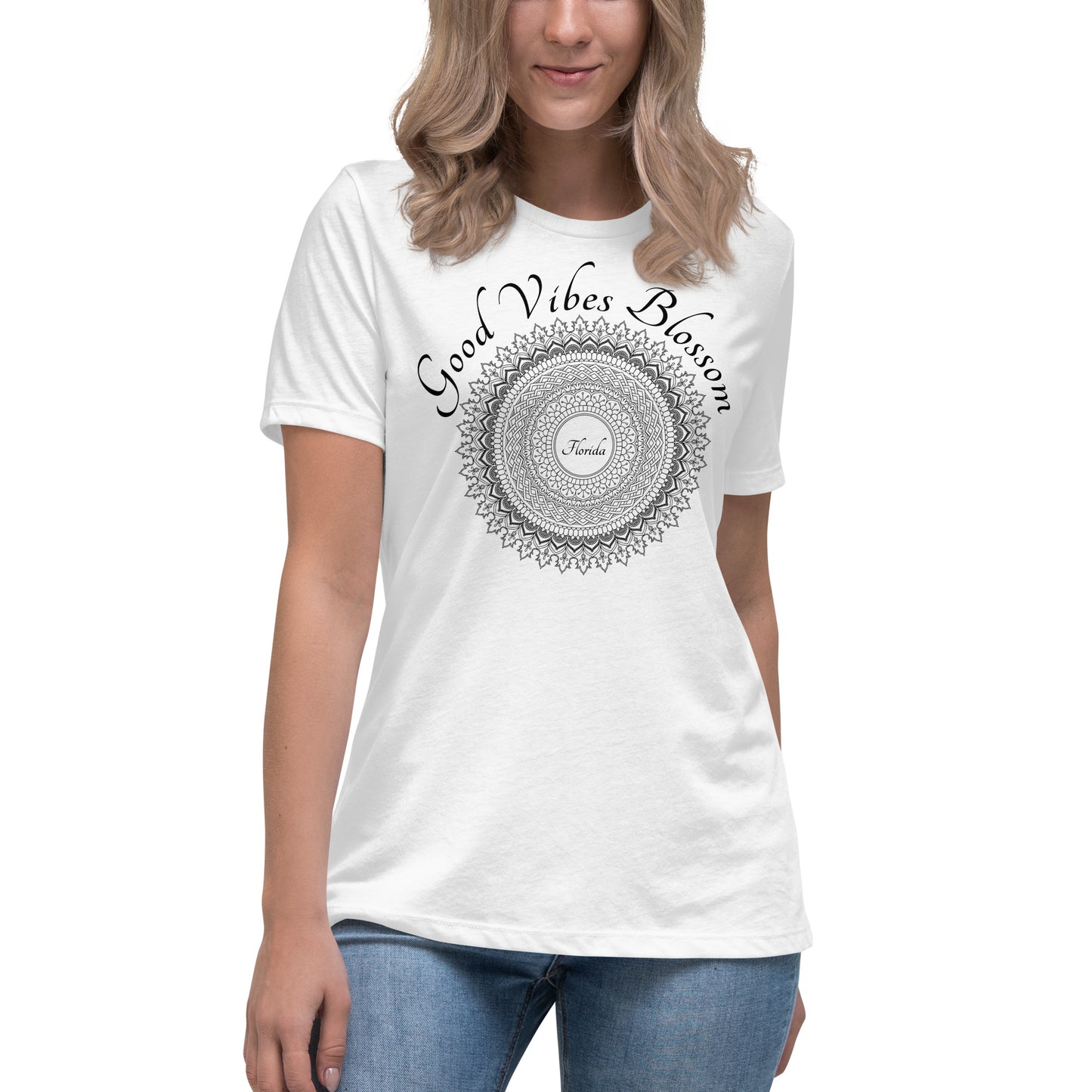 GOOD VIBES Women's Relaxed T-Shirt