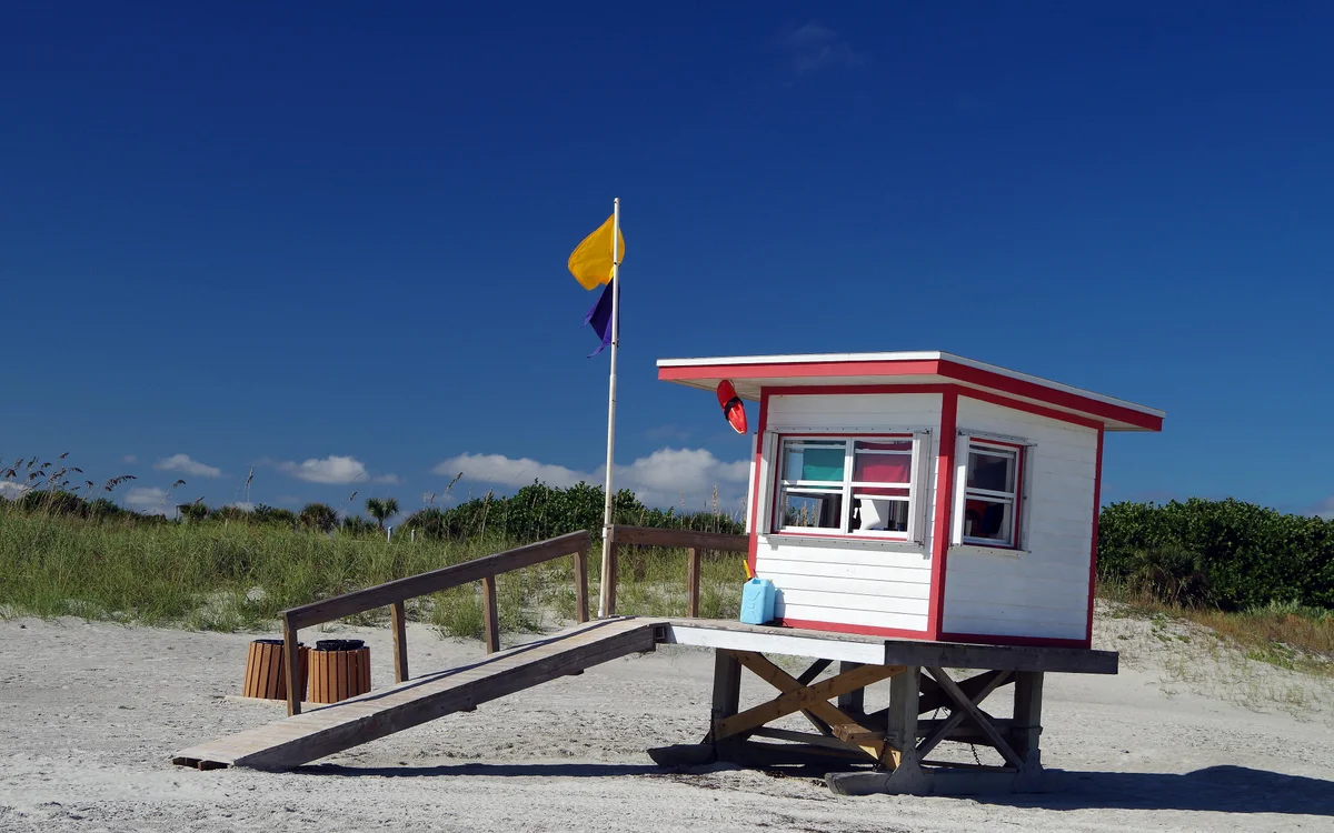 Jetty Park Beach in Brevard County, Florida