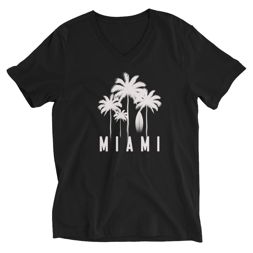 MIAMI Unisex Short Sleeve V-Neck T-Shirt