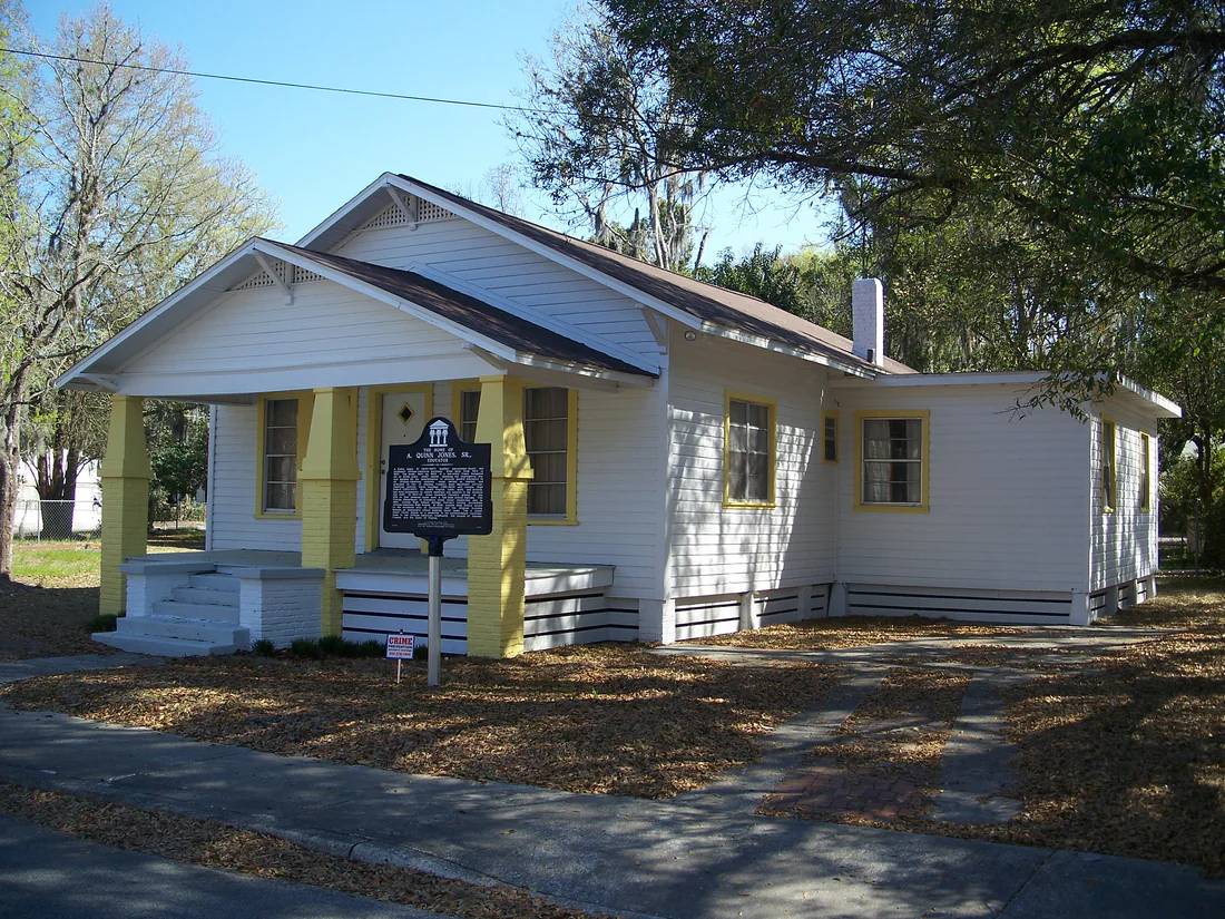 The A. Quinn Jones house in Gainesville.