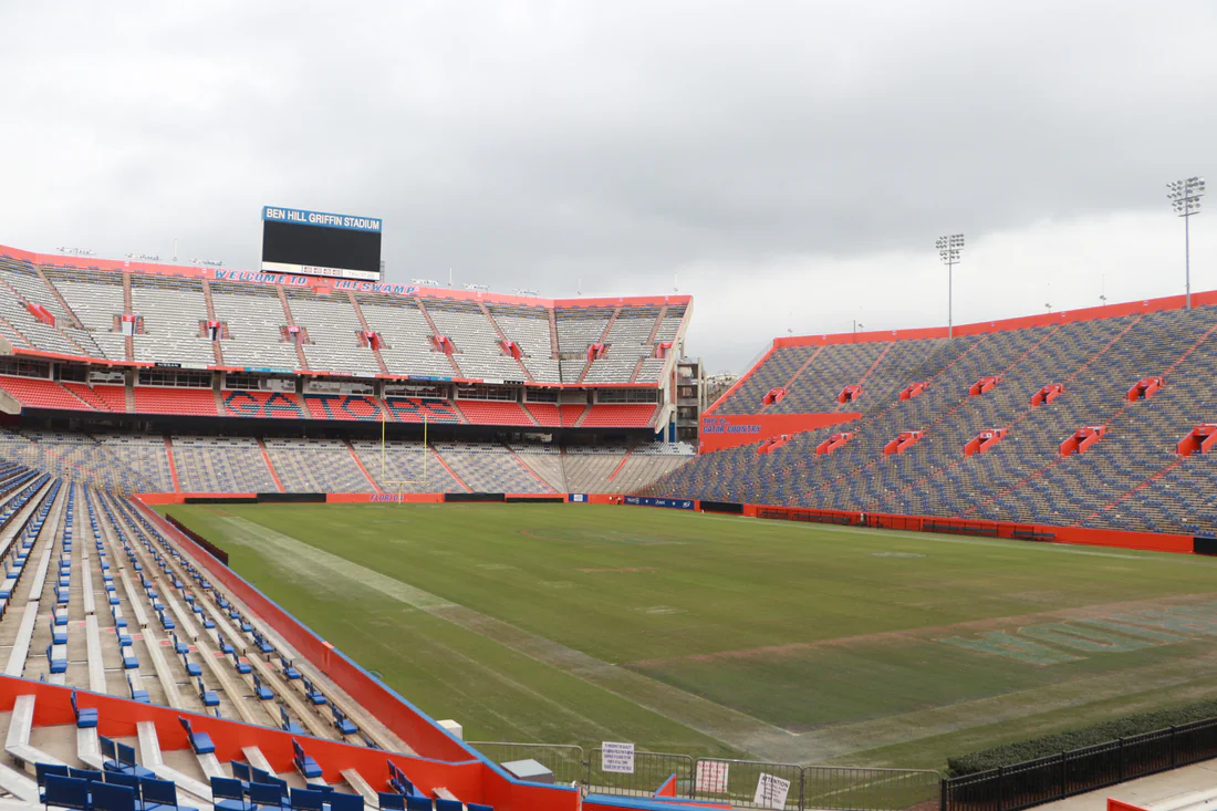Florida Field at Ben Hill Griffin Stadium.
