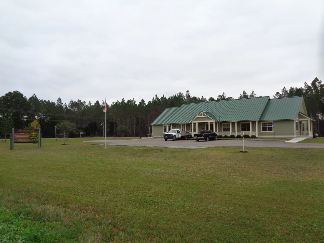 The John M. Bethea State Forest office in Baker County, 2016.
