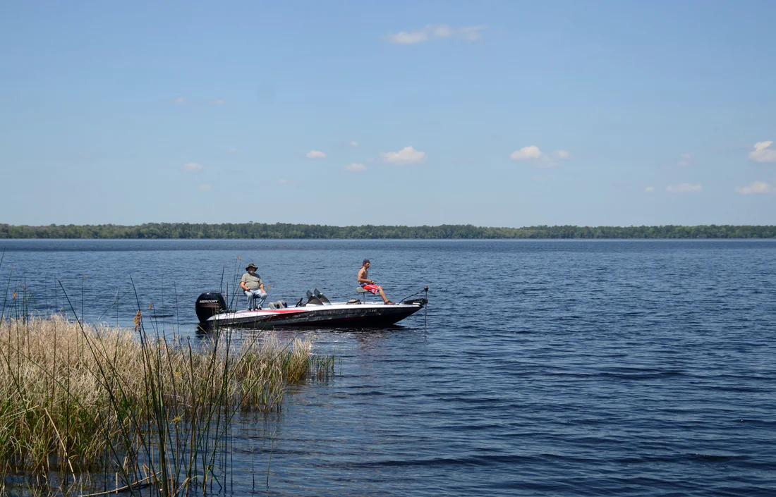 Ocean Pond in the Osceola National Forest, the lake once called Lake Spaulding, 2015.