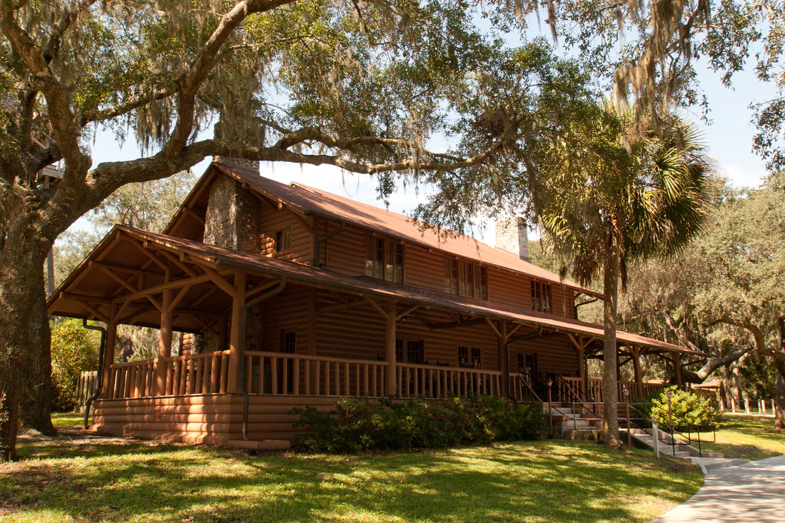The lodge at Camp Helen.