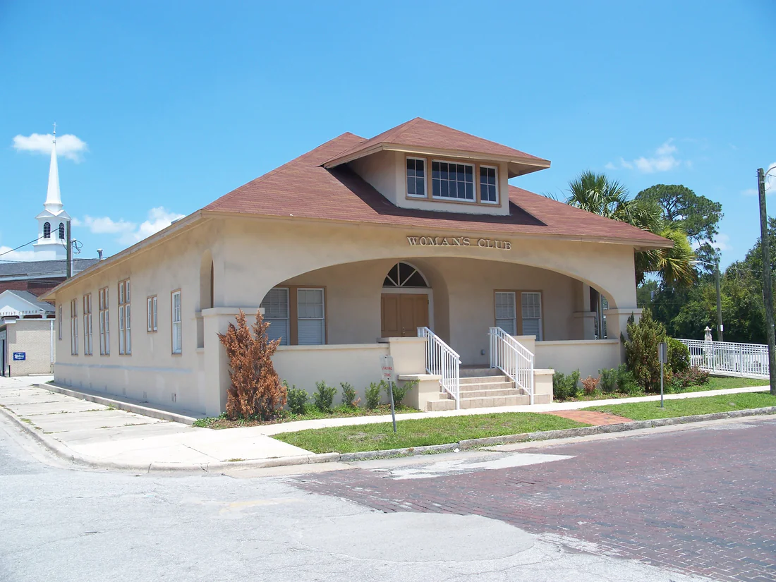 The Woman's Club of Starke clubhouse, listed on the National Register in 1997.