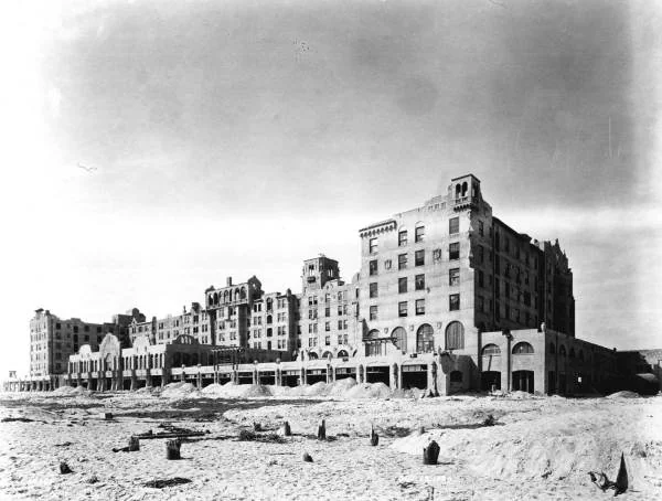 The Hollywood Beach Hotel after the 1926 hurricane, in a photograph dated October 12, 1926.