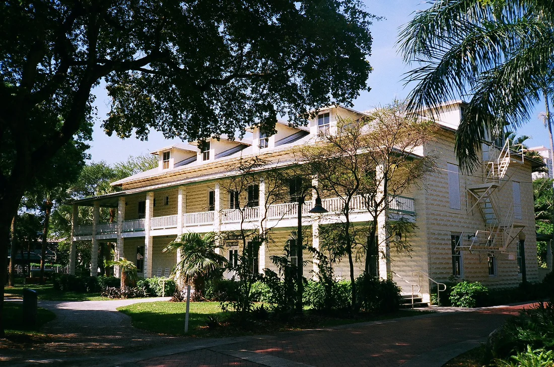 The New River Inn, built in 1905, at the Fort Lauderdale History Center.