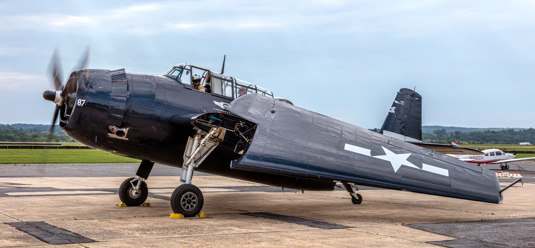 A 1945 Grumman TBM Avenger, the type of plane flown in Flight 19.