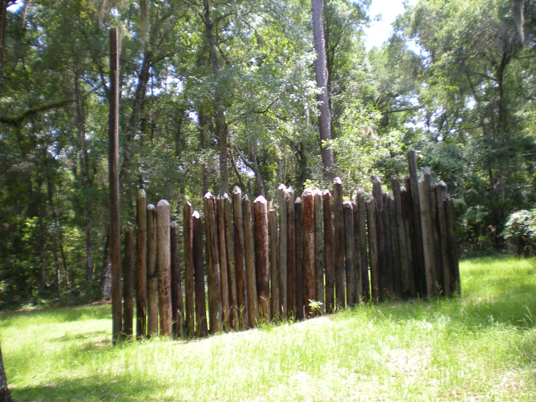 The site of Fort Cooper at Fort Cooper State Park, 2009.