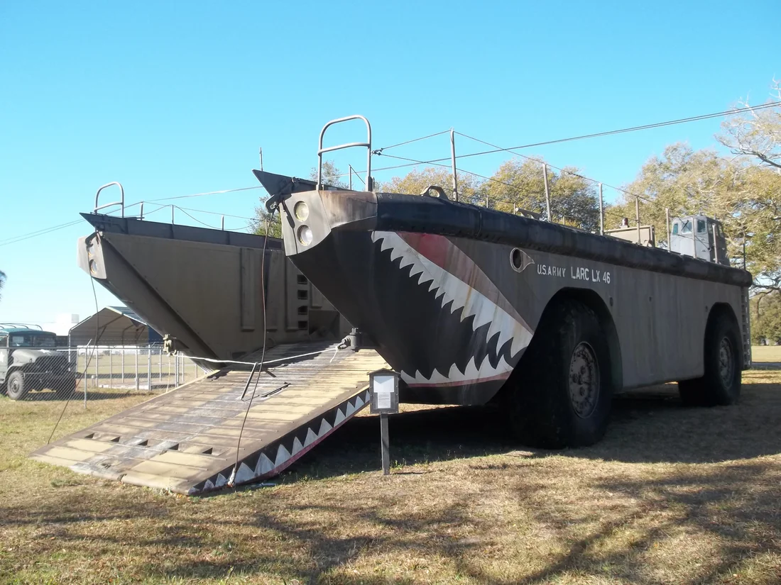A military vehicle at the Military Museum of North Florida.