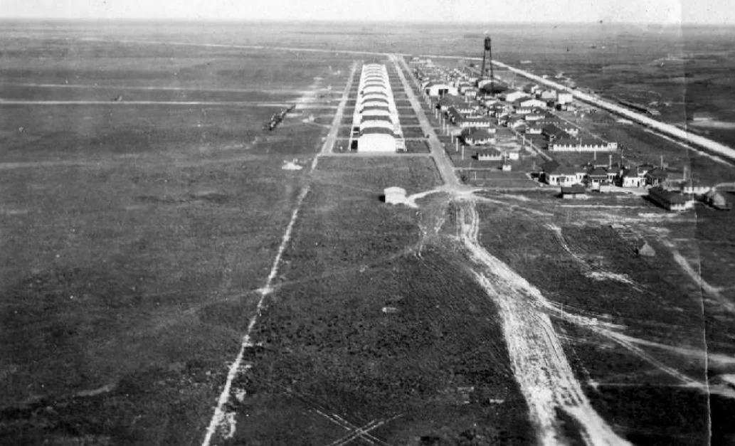 Carlstrom Field outside Arcadia from the air, 1918.