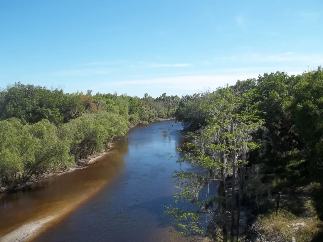 The Peace River at Brownville, looking south, 2020.