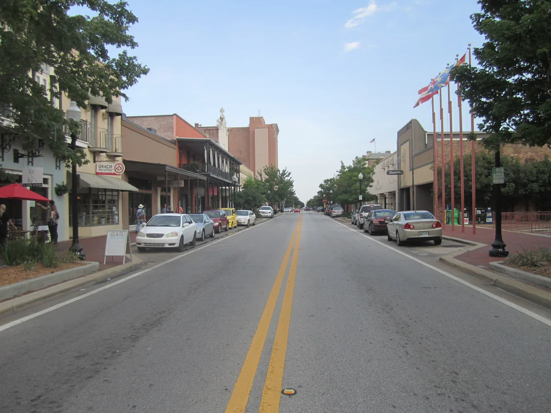 South Palafox Street in downtown Pensacola.