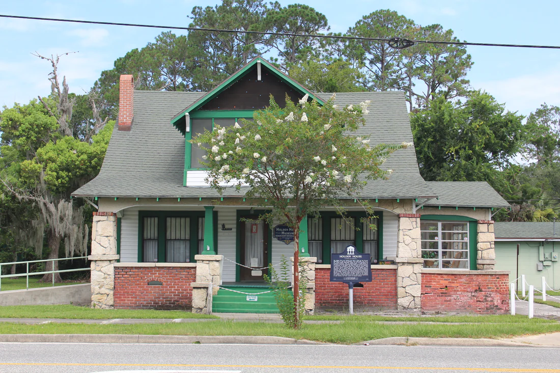 The Holden House, a 1918 Craftsman bungalow in Bunnell, 2018.