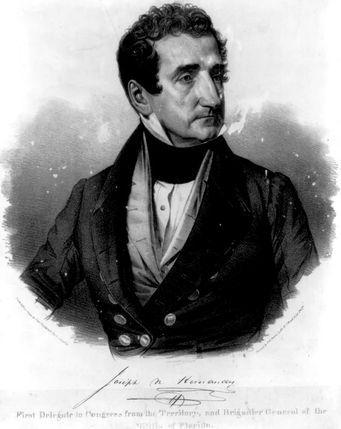 Joseph M. Hernandez, who ran Mala Compra and became Florida's first delegate to Congress in 1822.