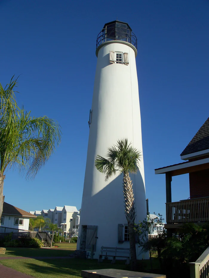 The rebuilt Cape St. George Lighthouse on St. George Island, 2010.