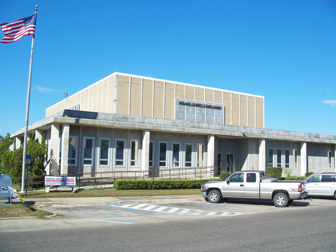 The Holmes County Courthouse in Bonifay, the county seat, 2010.