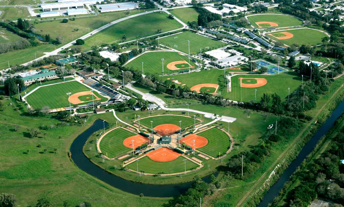 The Jackie Robinson Training Complex in Vero Beach, 2014.