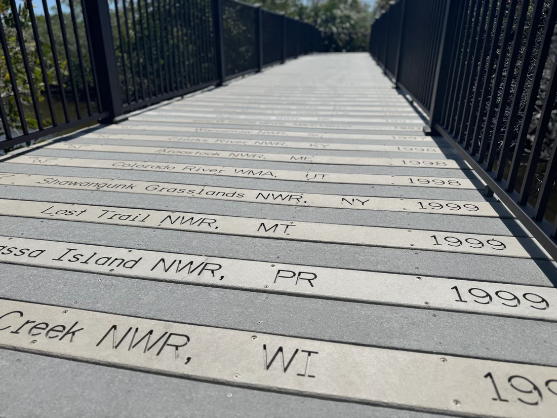 The Centennial Boardwalk at Pelican Island National Wildlife Refuge.