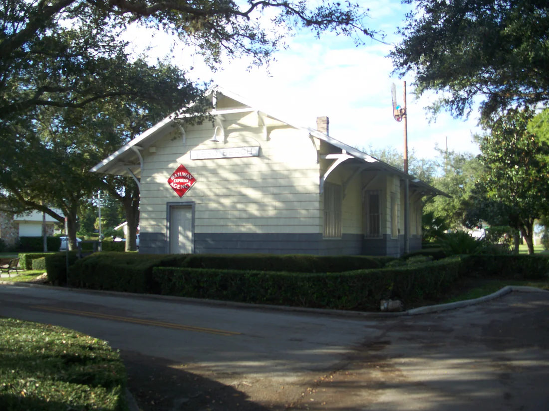 The old Vero railroad station in Vero Beach.