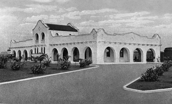 The Atlantic Coast Line depot in Fort Myers, about 1920.