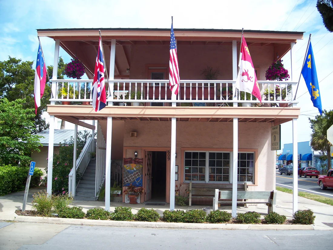 The Lutterloh House, part of the Cedar Key Historical Museum.
