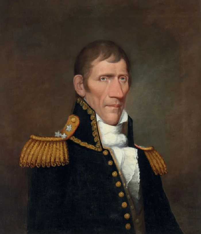 General Andrew Jackson, who marched his army down the east bank of the Apalachicola in 1818.