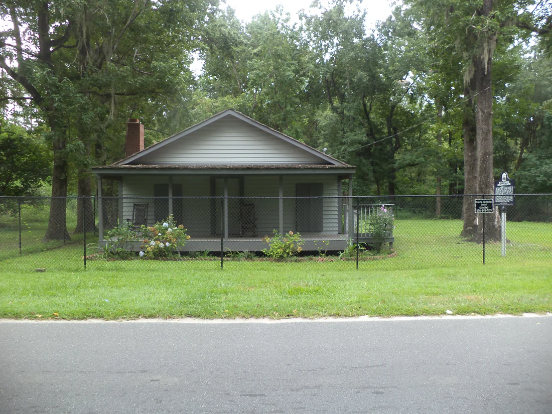 The rebuilt Ray Charles Childhood Home in Greenville, 2014.
