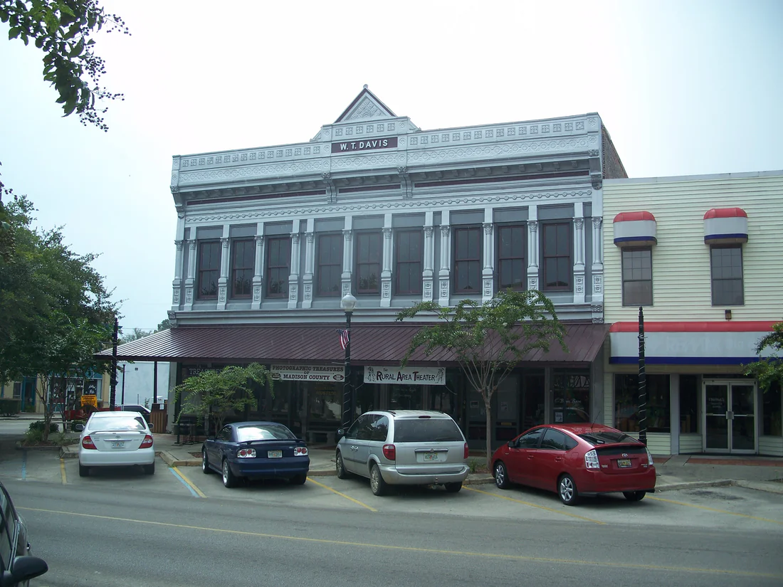 The W.T. Davis Building in Madison, home of the Treasures of Madison County Museum.