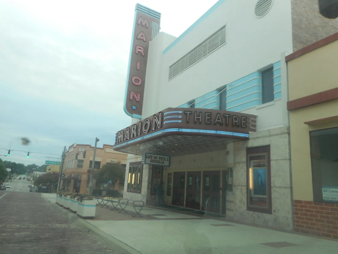 The Marion Theatre on South Magnolia Avenue in downtown Ocala.