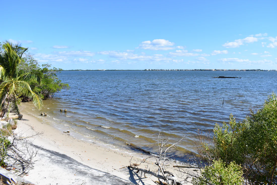 The Indian River, the lagoon the Ais lived beside, seen from the Mount Elizabeth site in Jensen Beach.