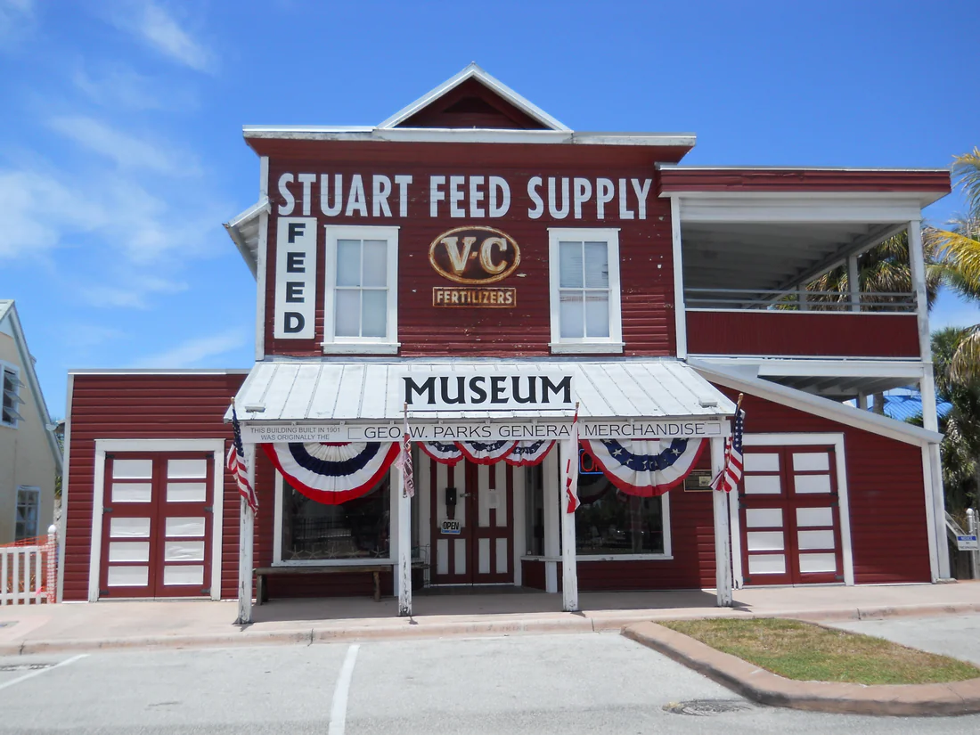 The Stuart Heritage Museum in the old Stuart Feed Supply building on Flagler Avenue.