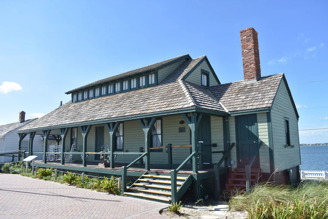 The House of Refuge at Gilbert's Bar on Hutchinson Island, the county's oldest building.