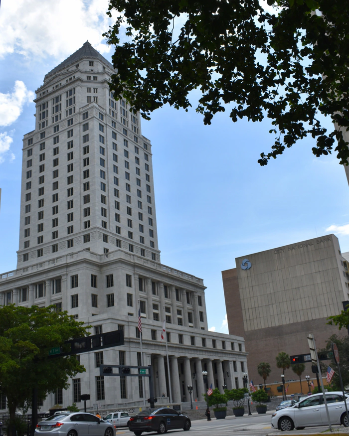 The Dade County Courthouse in Miami, built in 1928.