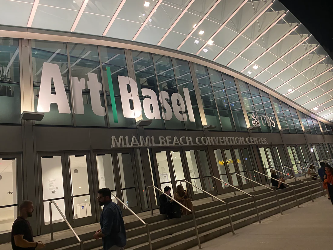 Art Basel Miami Beach at the Miami Beach Convention Center, December 2021.