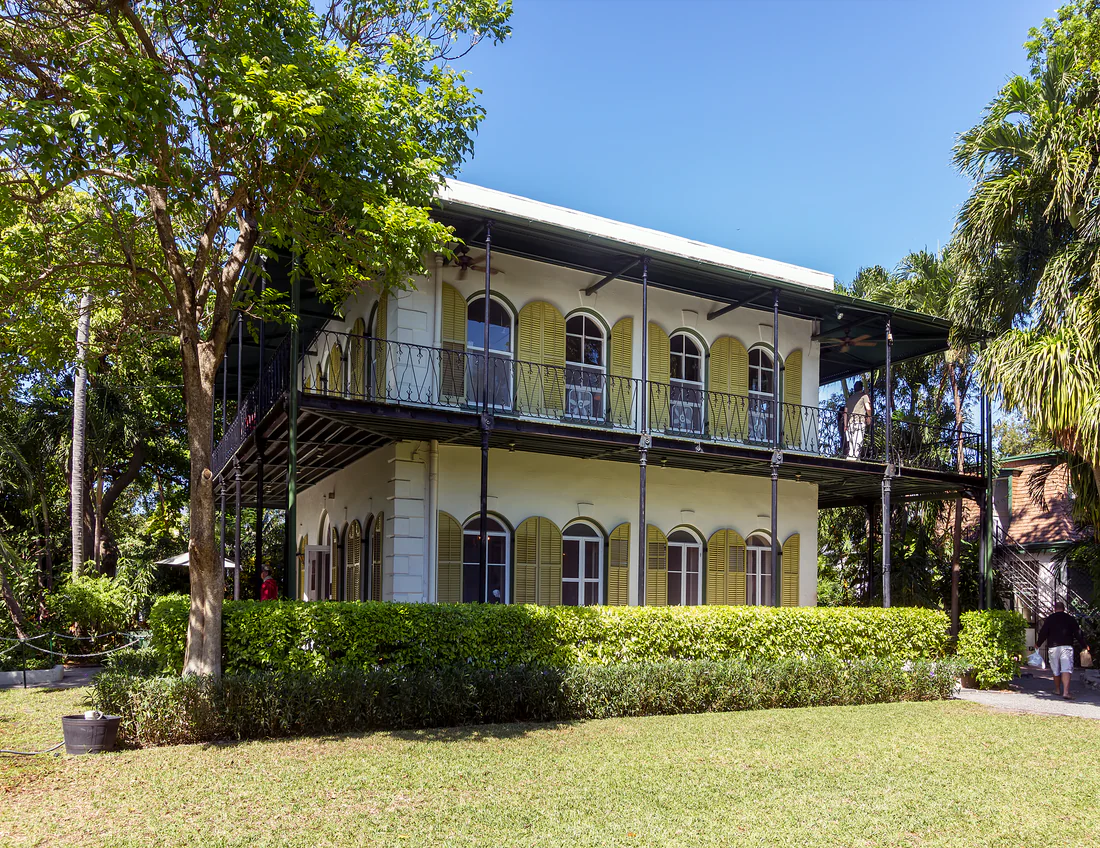 The Hemingway Home on Whitehead Street in Key West, bought for Ernest and Pauline Hemingway in 1931.