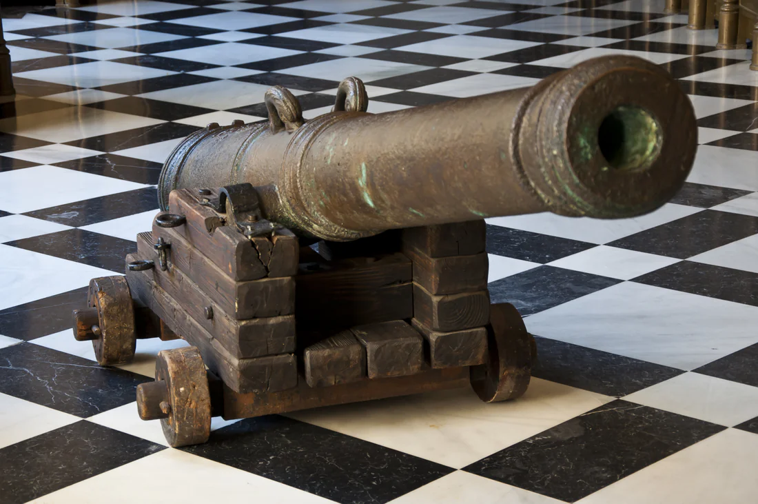 A gun from the Nuestra Señora de Atocha, the Spanish ship wrecked near Key West in 1622.