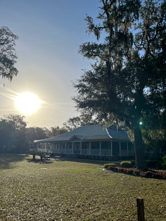 The A. L. Lewis Museum at American Beach in early morning light, 2023.