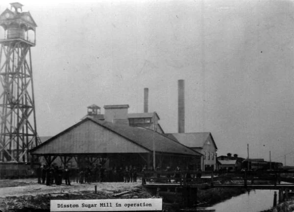 The Disston sugar mill at St. Cloud in operation.