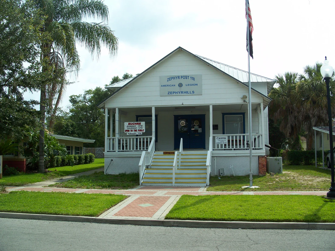 The old Grand Army of the Republic hall in Zephyrhills, 2009.