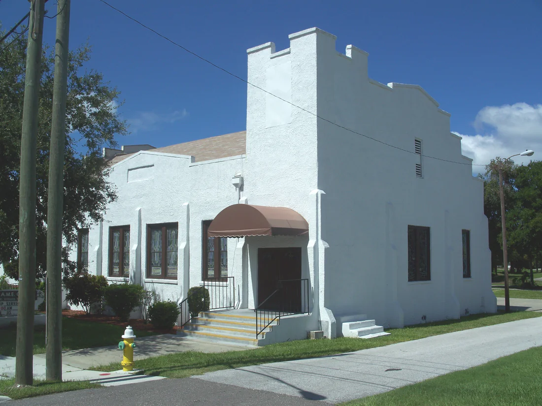Mount Olive African Methodist Episcopal Church in Clearwater, 2007.