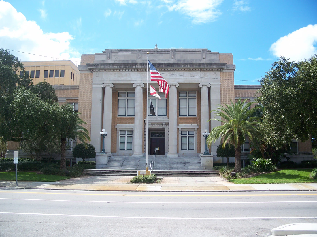 The old Pinellas County Courthouse in Clearwater, 2007.