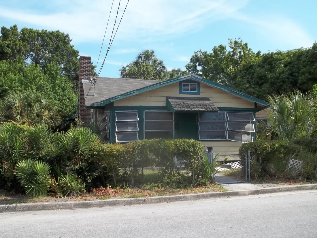 Houses in Sarasota's Overtown Historic District, 2011.