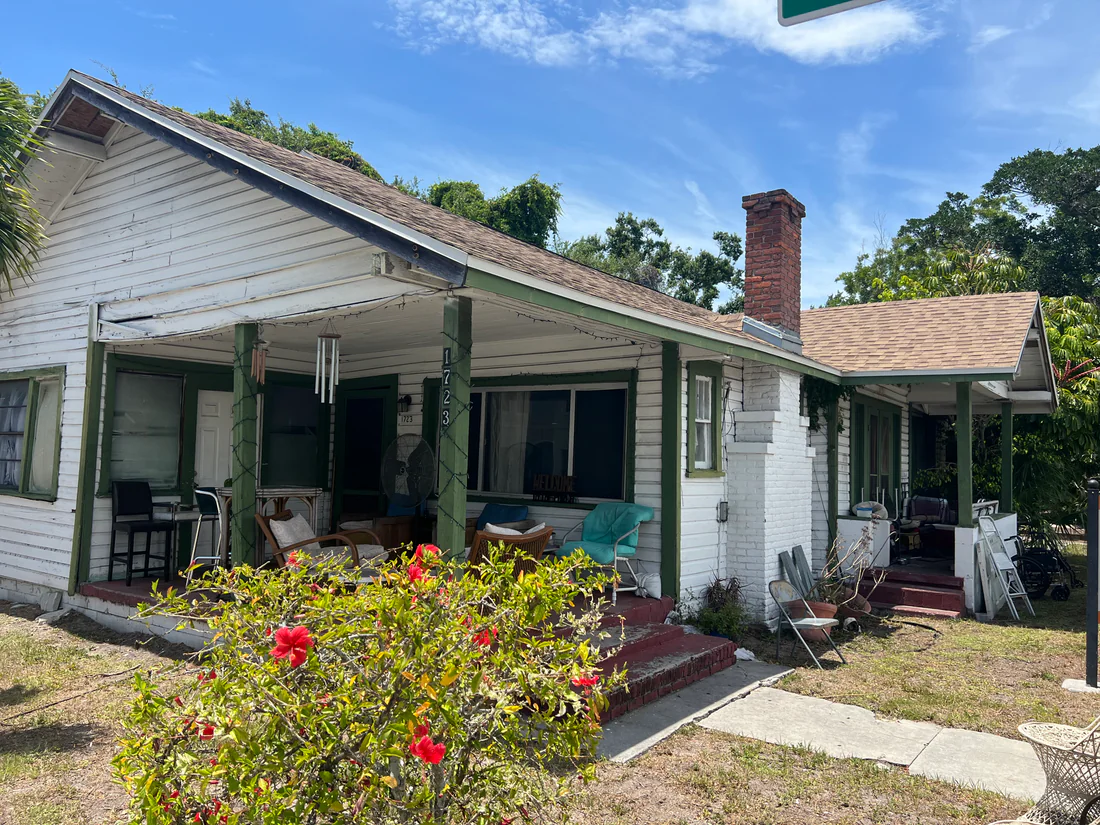 The Wright Bush House in Sarasota's Newtown neighborhood.