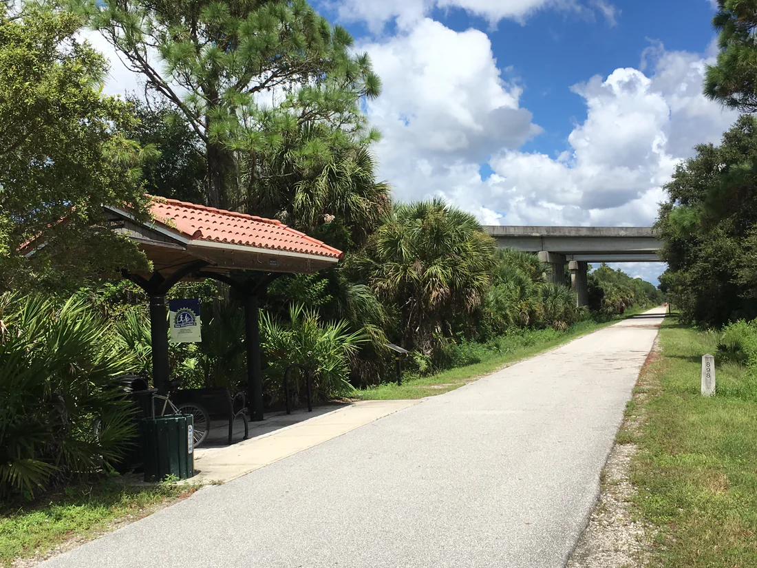 The Legacy Trail near Sarasota.