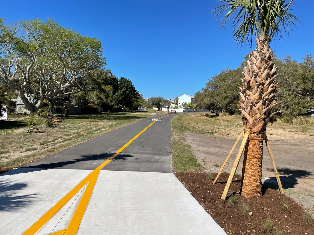The Legacy Trail at Shade Avenue in Sarasota, 2022.