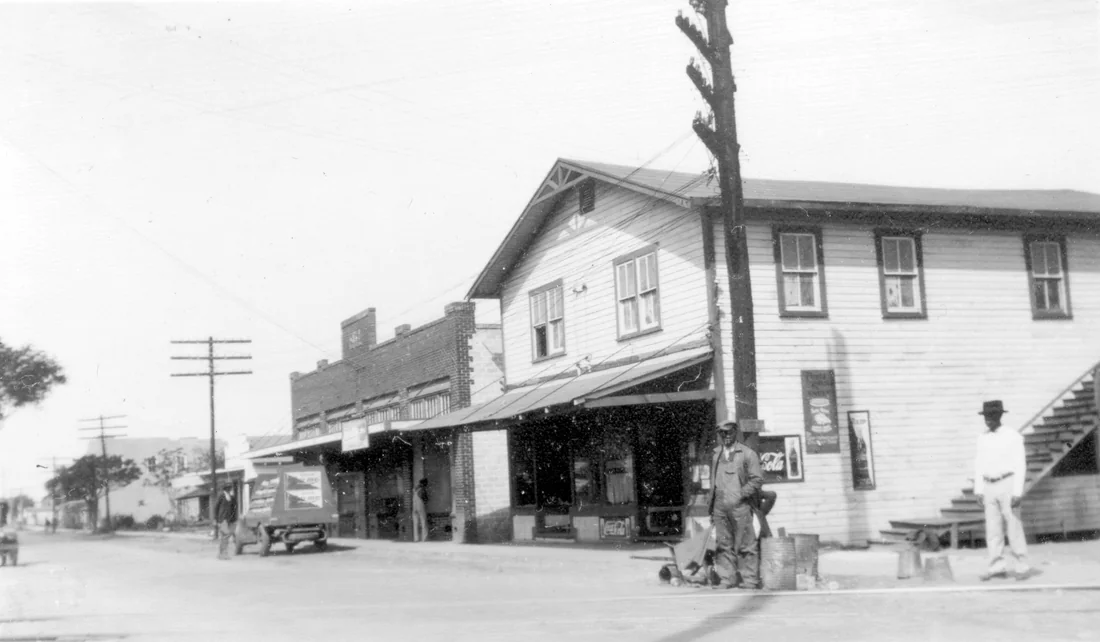 A street in Goldsboro, about 1930.